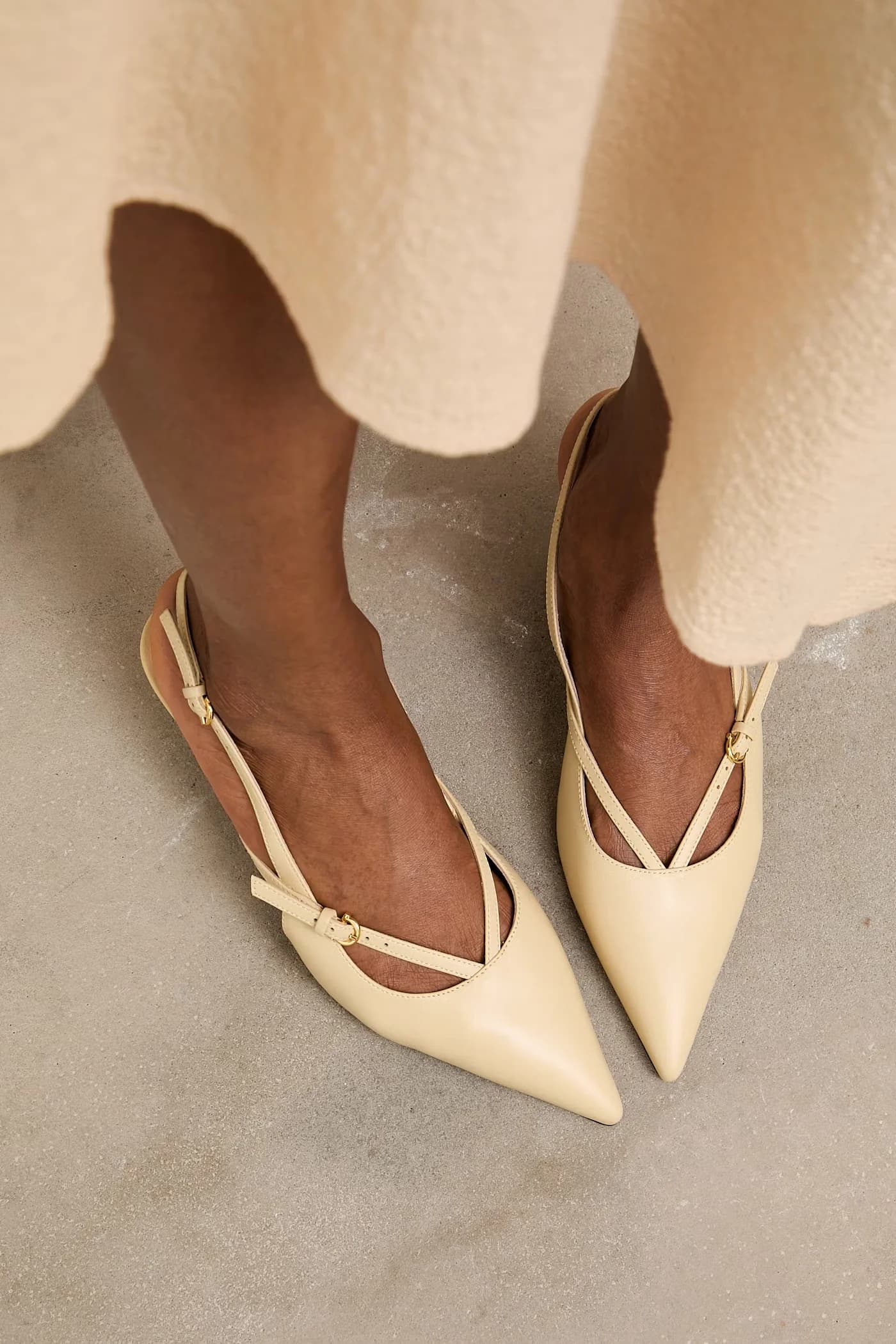 Кожаные туфли на высоком каблуке - фото 7