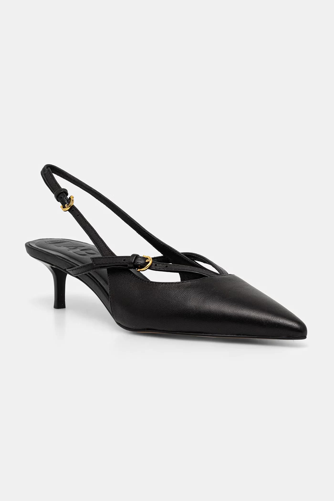 Кожаные туфли на высоком каблуке - фото 3