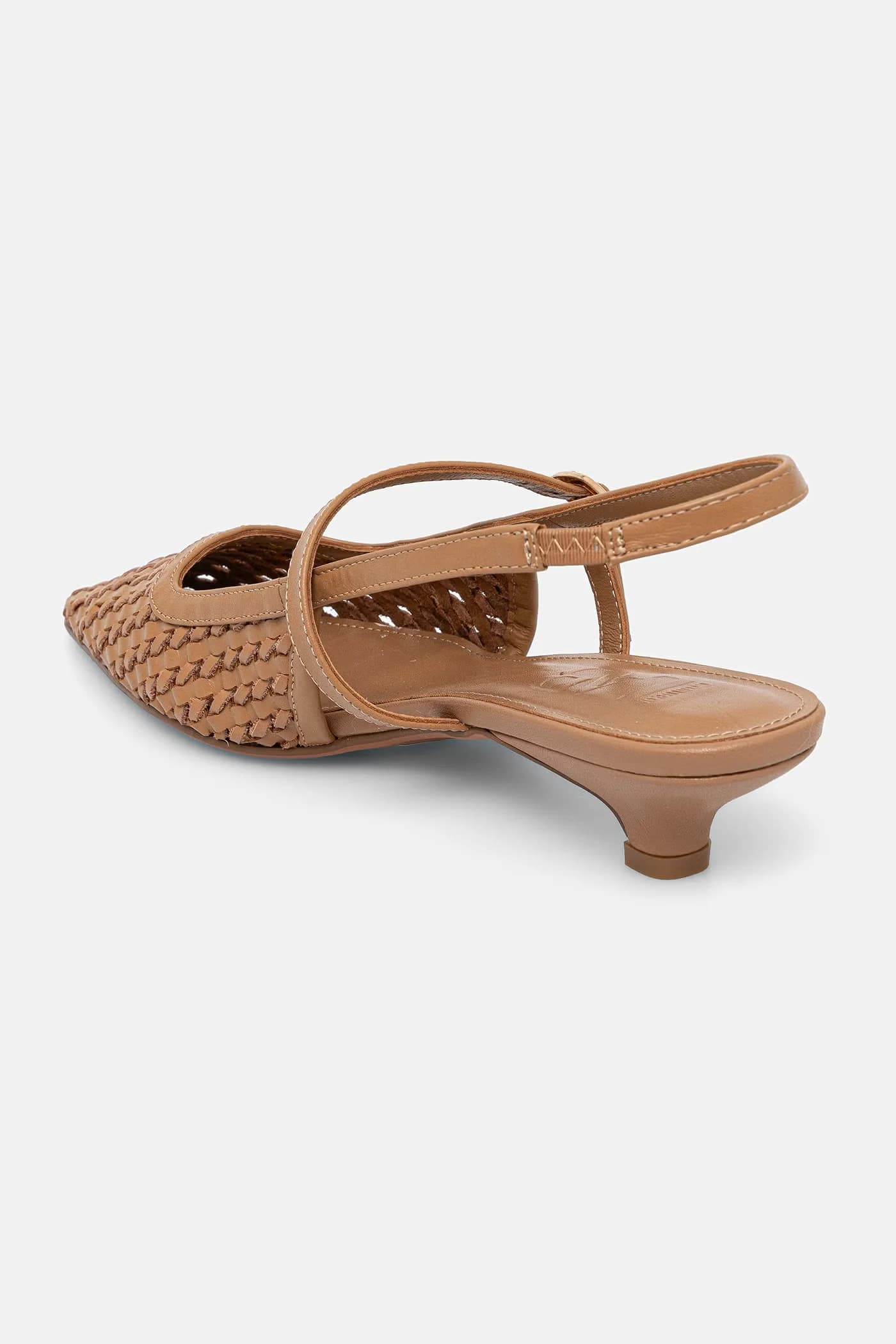 Кожаные туфли на высоком каблуке - фото 3