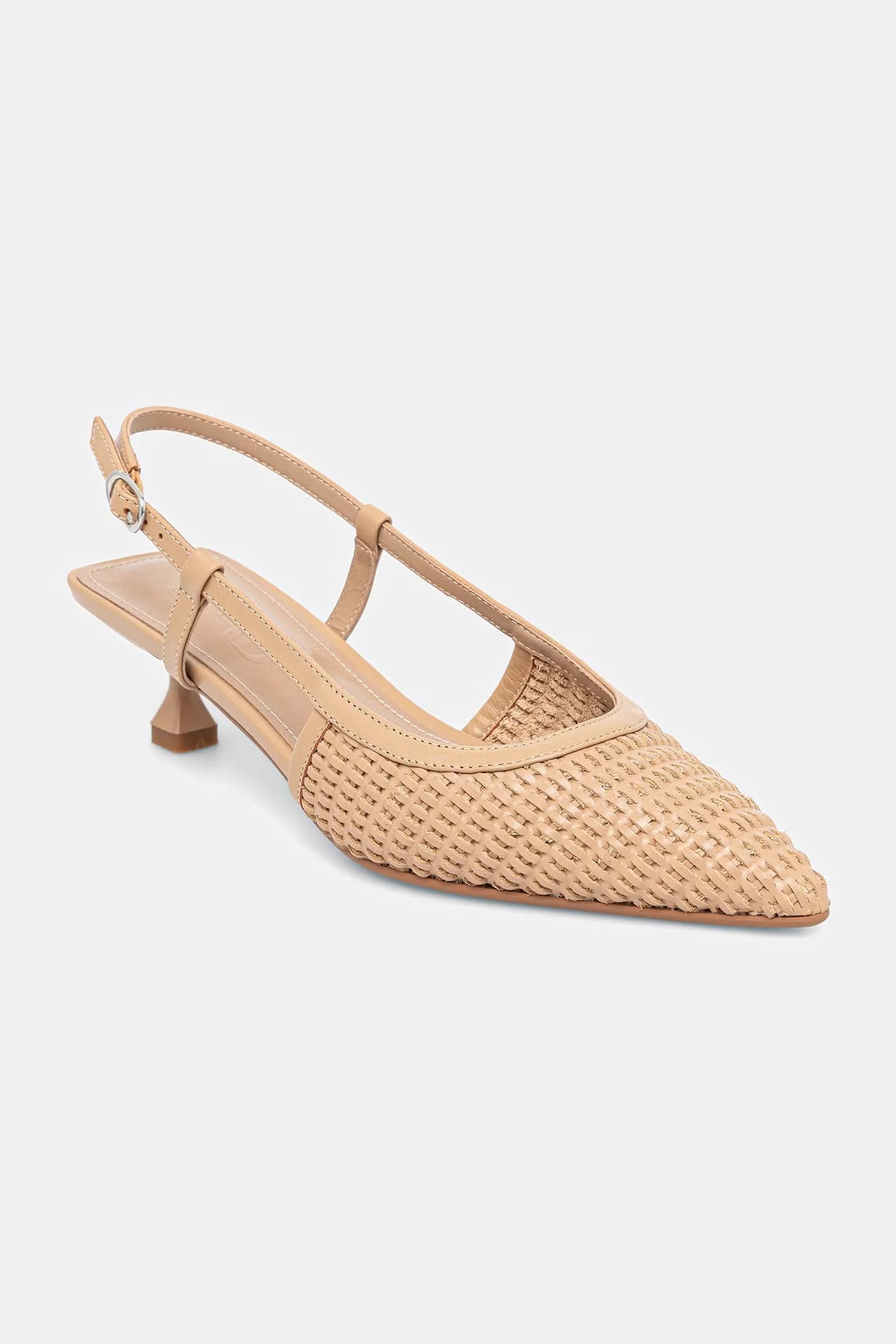 Кожаные туфли на высоком каблуке - фото 2