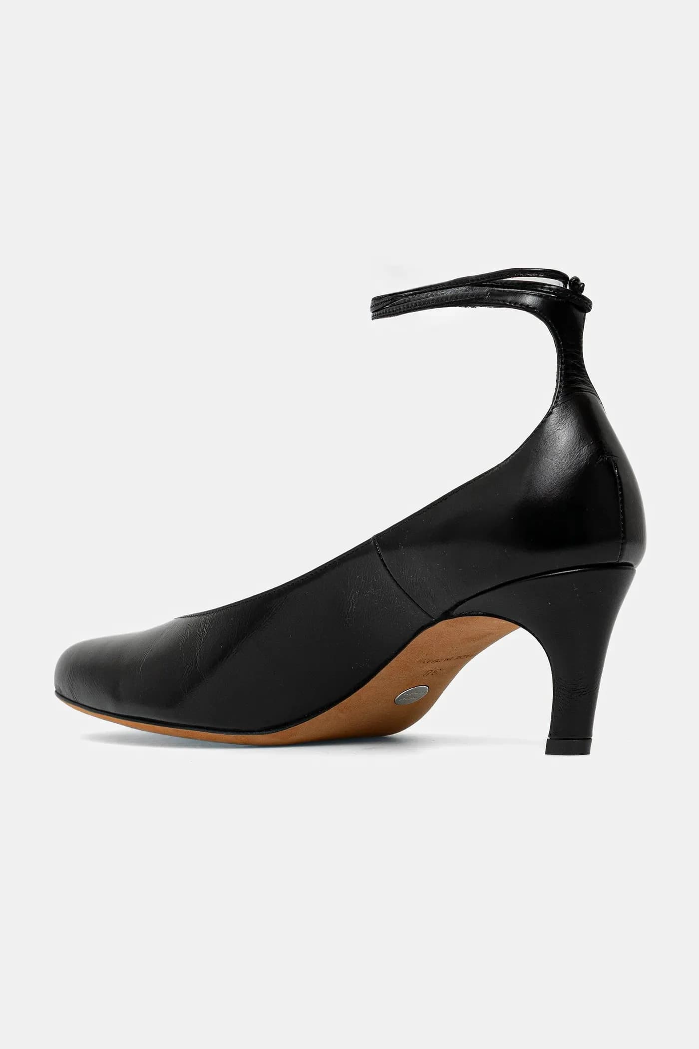 Кожаные туфли на высоком каблуке Uma - фото 3