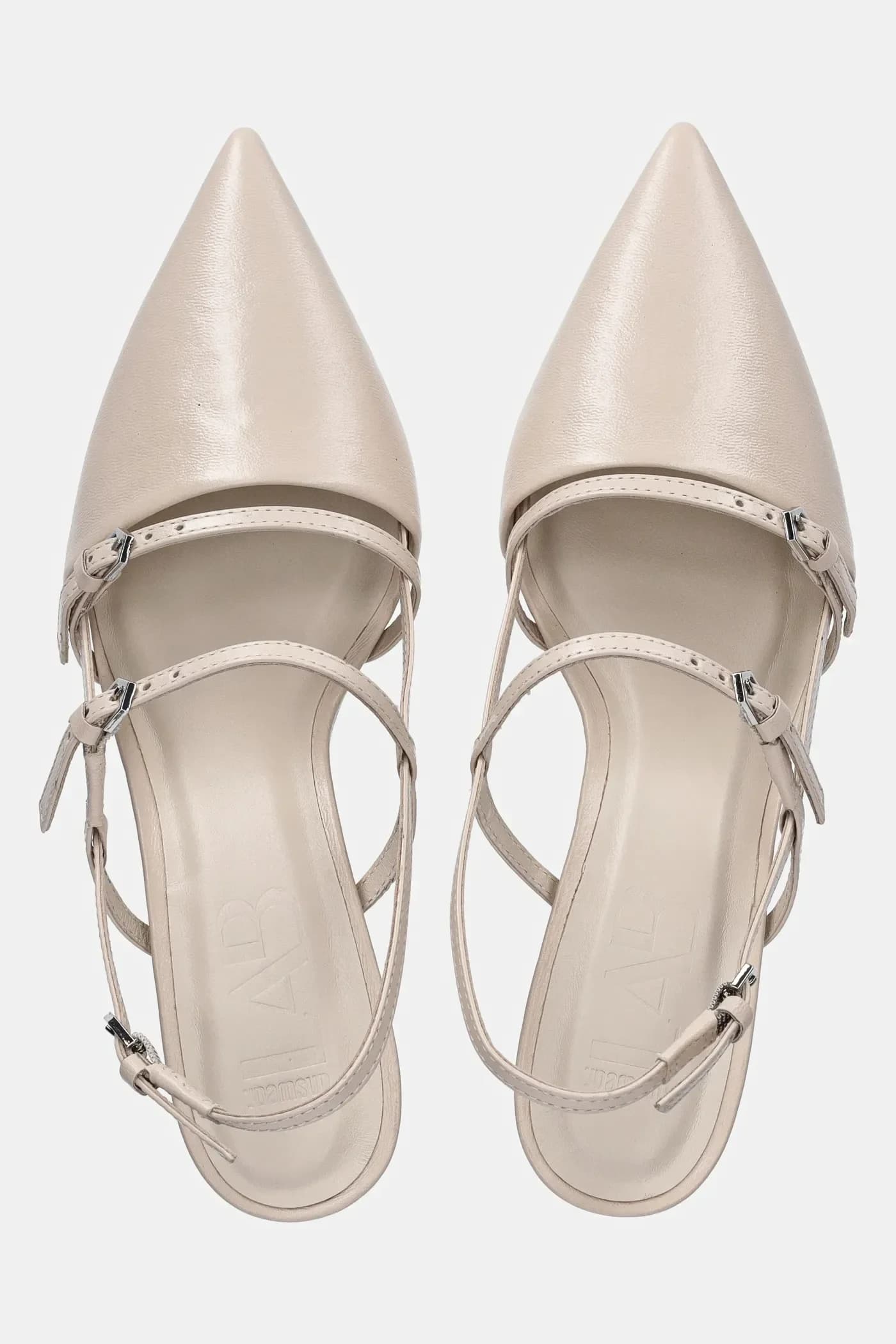 Кожаные туфли на высоком каблуке - фото 5