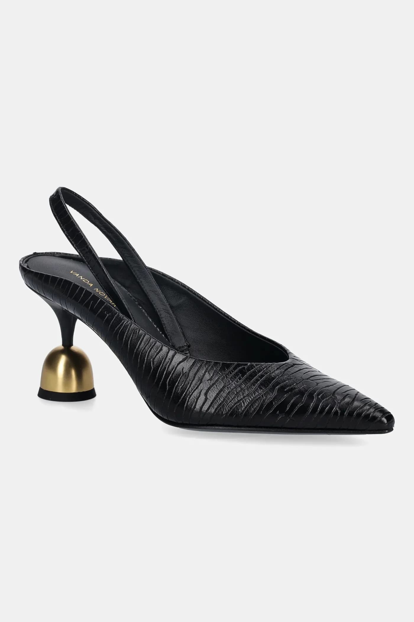 Люси кожаные туфли на высоком каблуке - фото 2