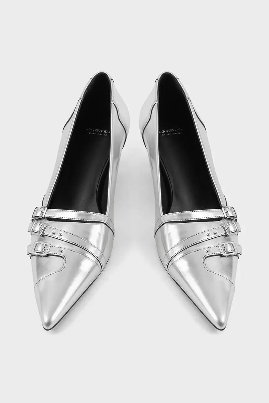 LYKKE кожаные туфли на высоком каблуке - фото 4