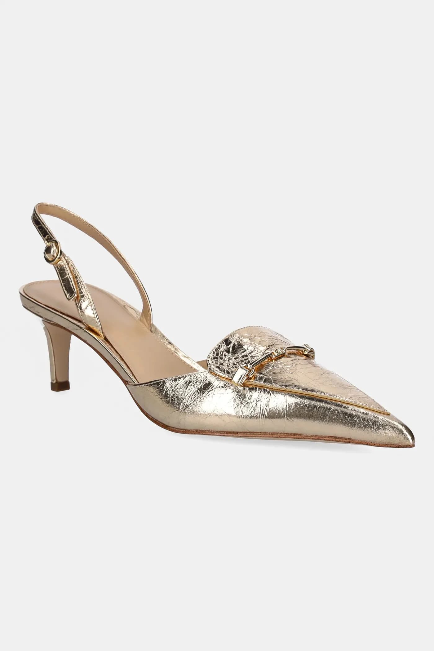 Лена кожаные туфли на высоком каблуке