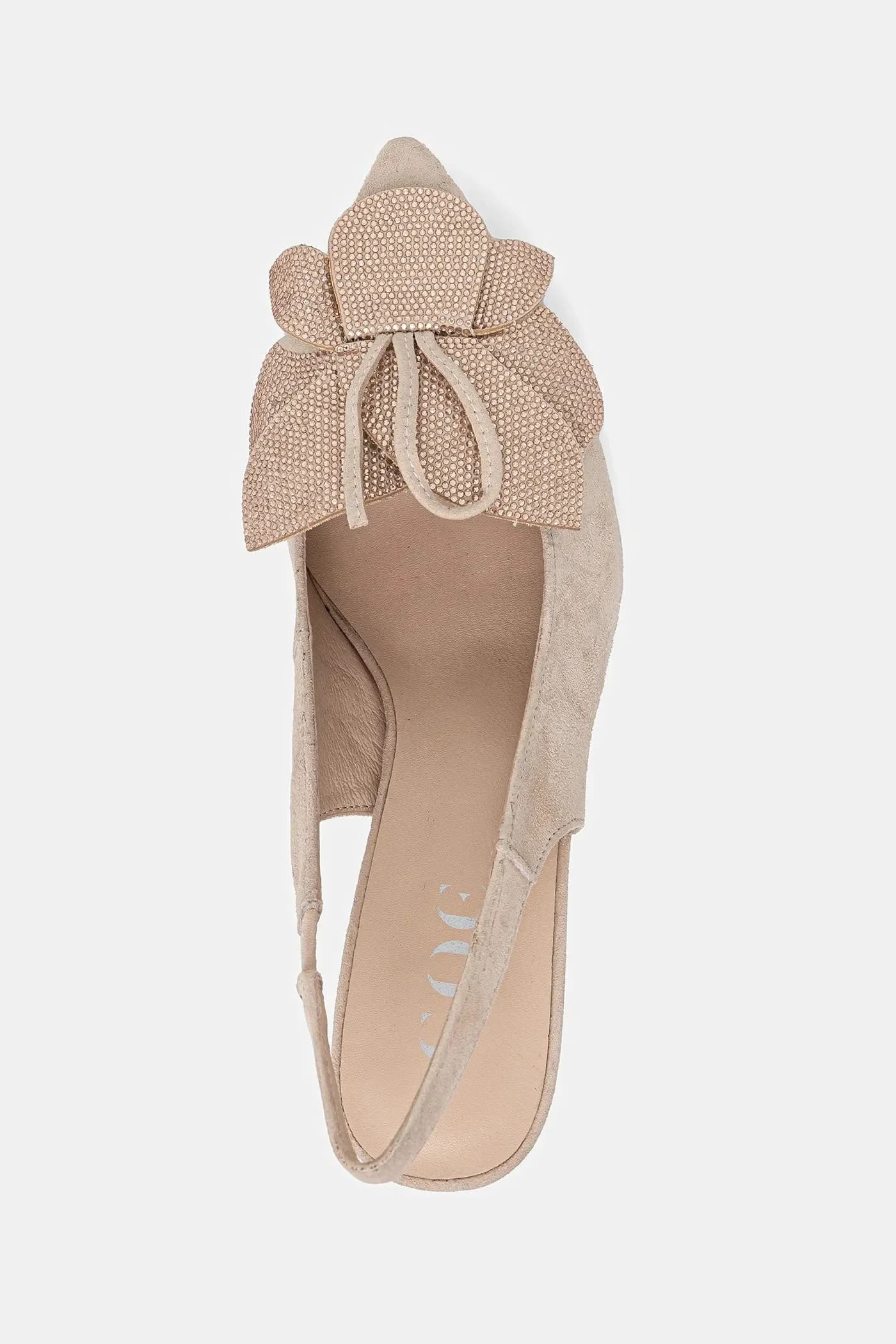 Замшевые туфли на высоком каблуке - фото 4