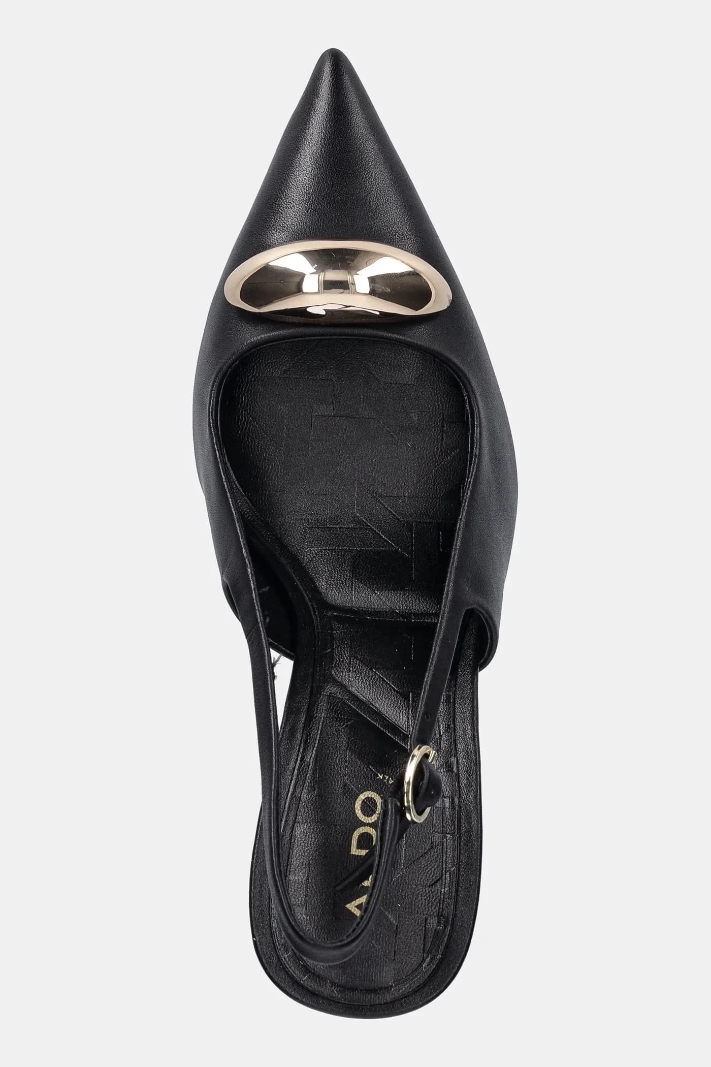 Кожаные туфли CAMBERLEY на высоком каблуке - фото 4