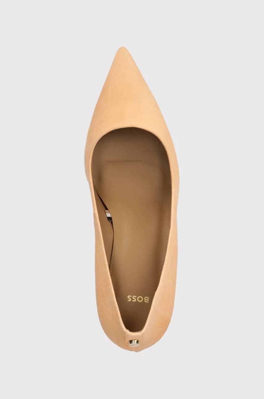 Джанет замшевые туфли на каблуке - фото 4