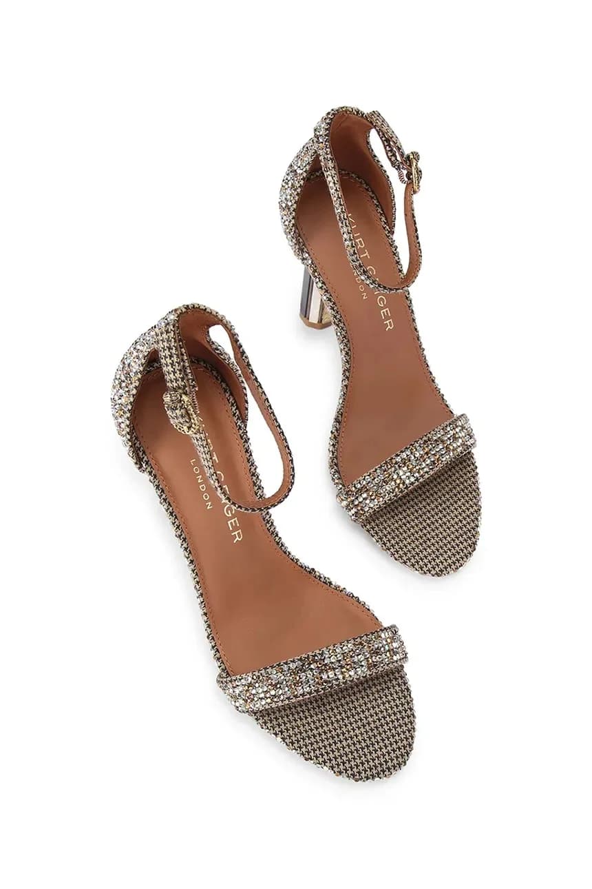 Сандалии на каблуке из плексигласа - фото 2