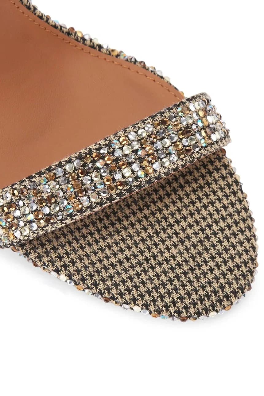 Сандалии на каблуке из плексигласа - фото 3