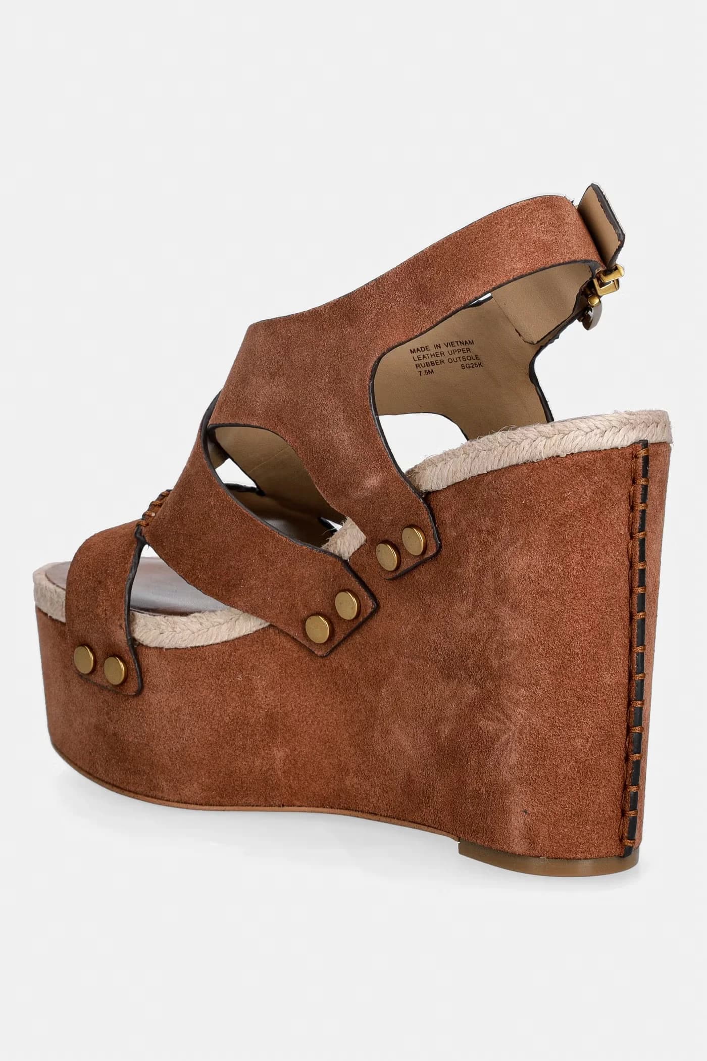 замшевые босоножки Raven Wedge Sandal - фото 3
