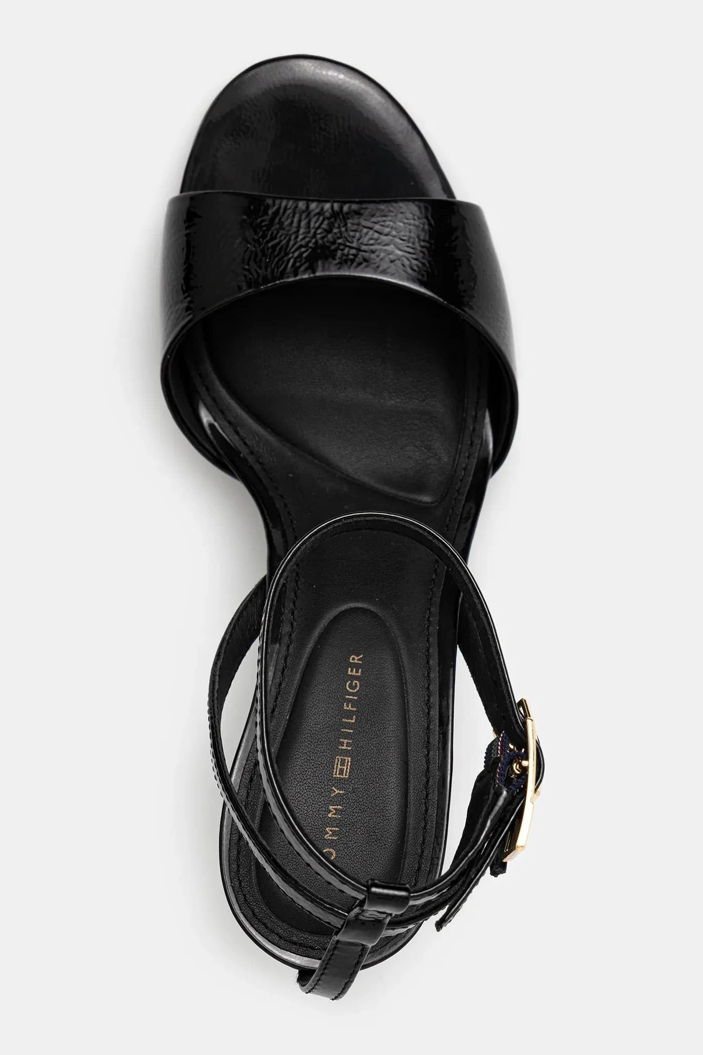 TH ELEGANT ЛАКИРОВАННЫЕ САНДАЛИИ кожаные на высоком каблуке - фото 4