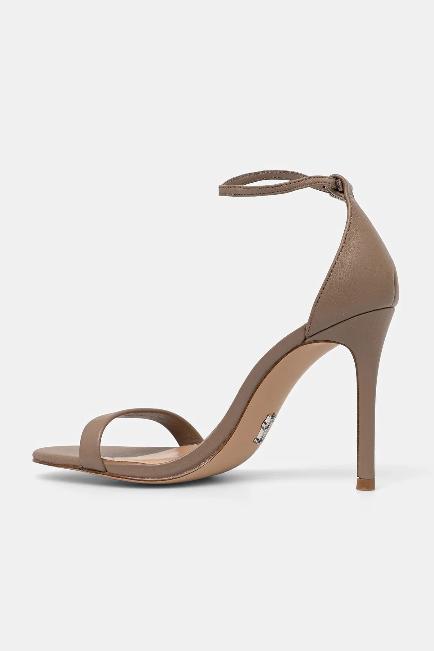 Кожаные туфли Tecy на высоком каблуке - фото 3