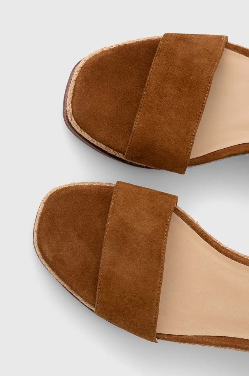 босоножки Leona из замши - фото 5