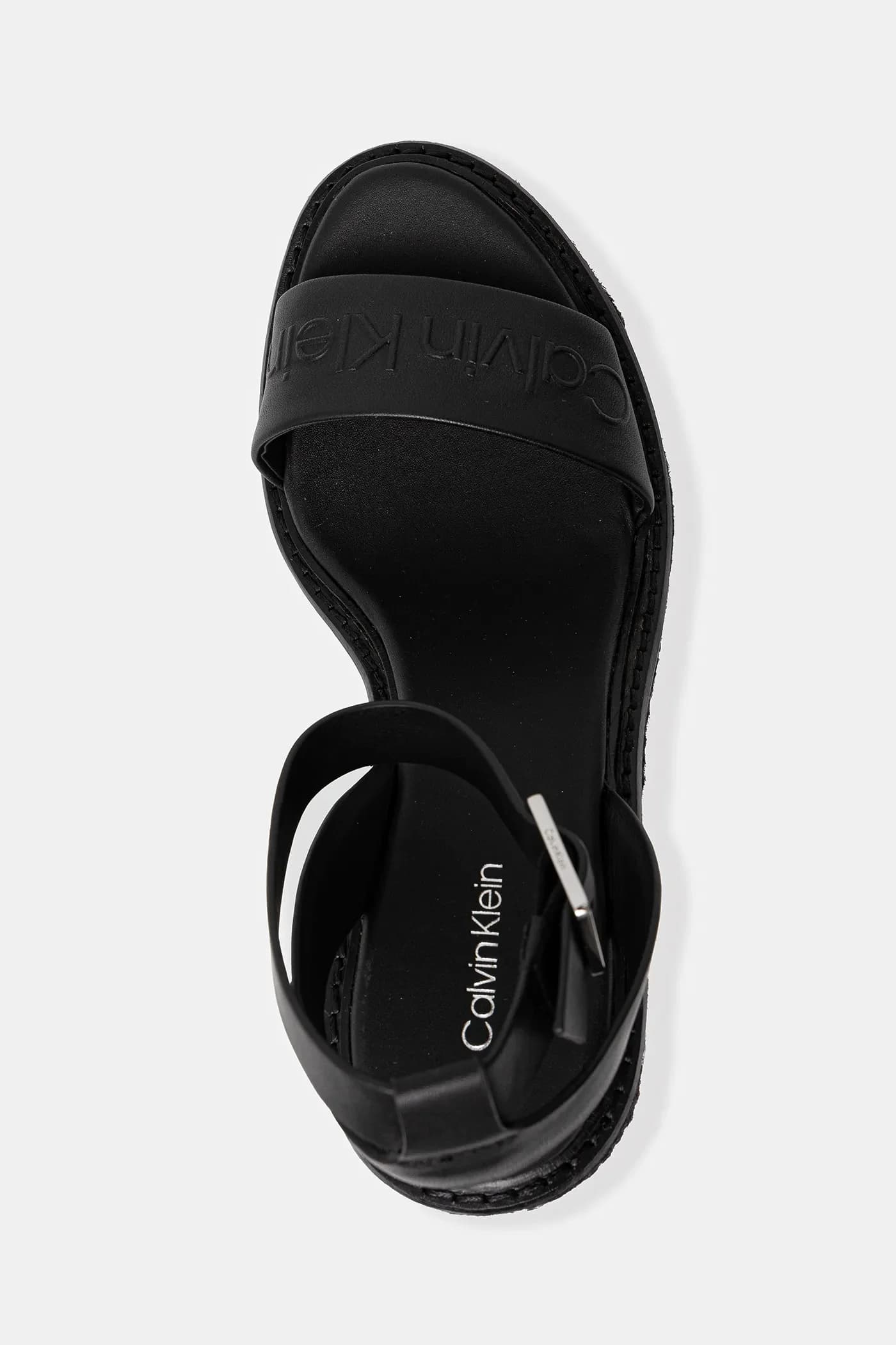 Кожаные сандалии WEDGE SANDAL 70 - HE - фото 4