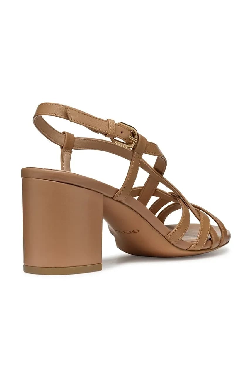 Кожаные сандалии D VIRNLISA 65 S - фото 3