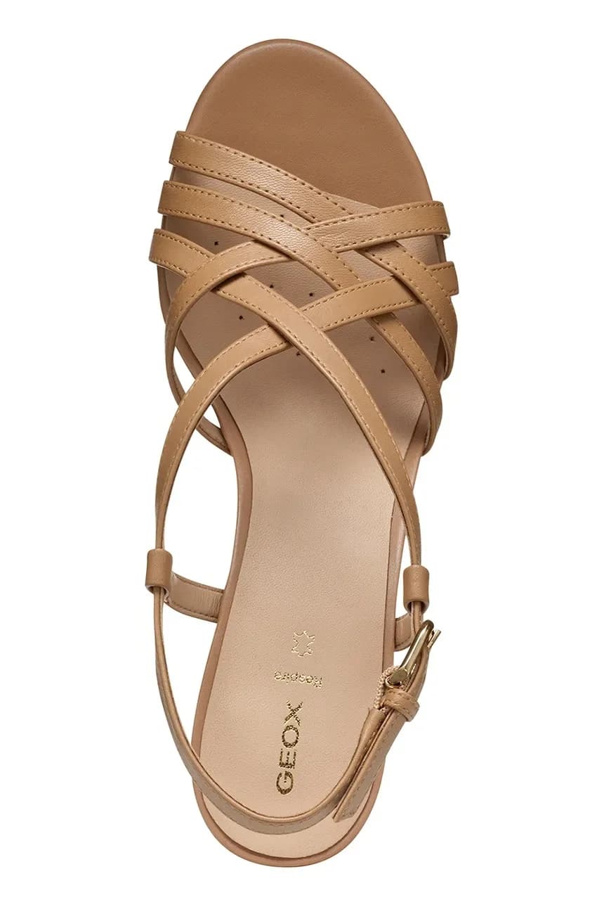 Кожаные сандалии D VIRNLISA 65 S - фото 5