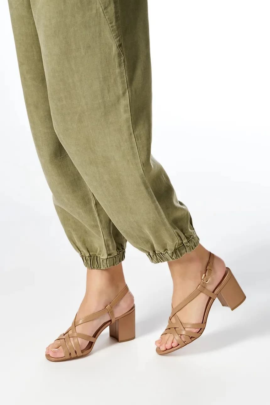 Кожаные сандалии D VIRNLISA 65 S - фото 7