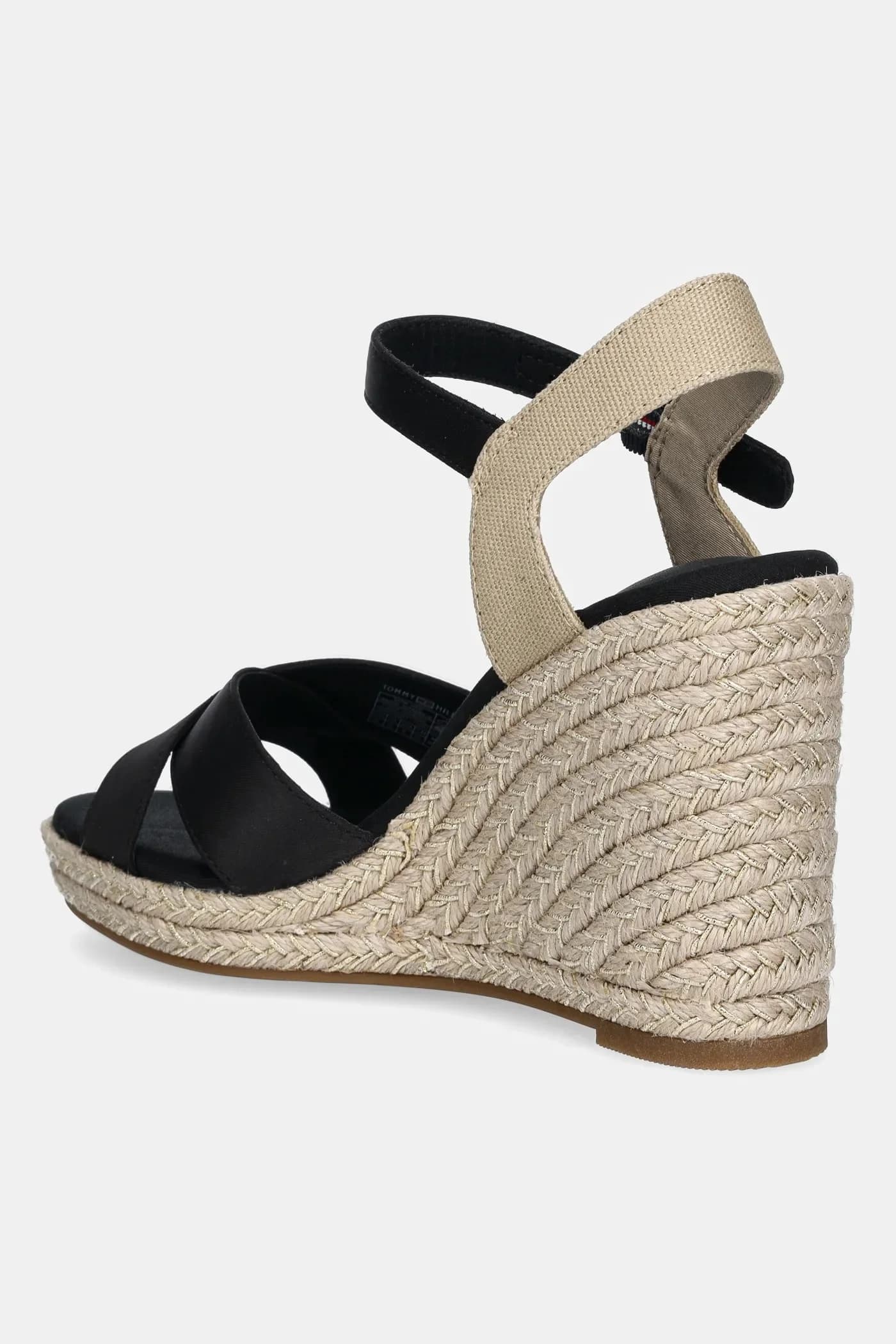 Сандалии SATIN HIGH WEDGE ESPADRILLE - фото 3