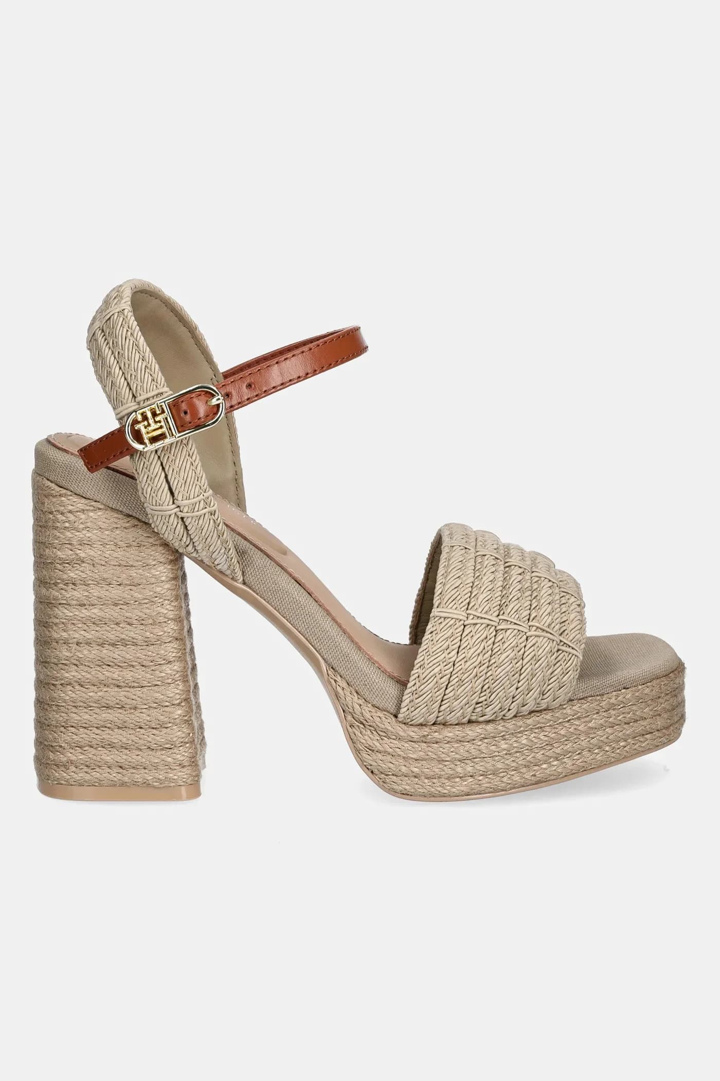 САНДАЛИИ НА ПЛАТФОРМЕ ROPE HEEL - фото 2