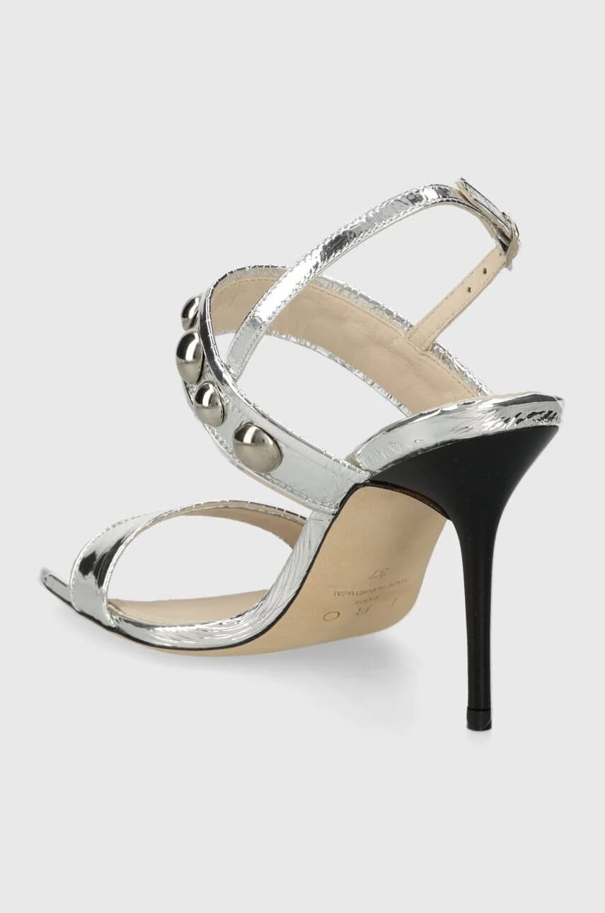 Сандалии из кожи Chlorite Silver - фото 3