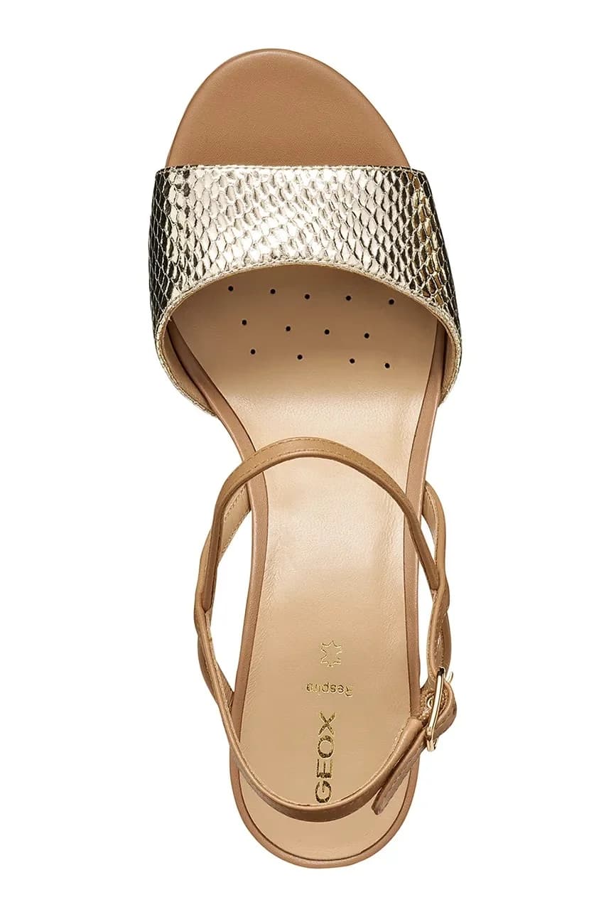 Кожаные сандалии D VIRNLISA 65 S - фото 5