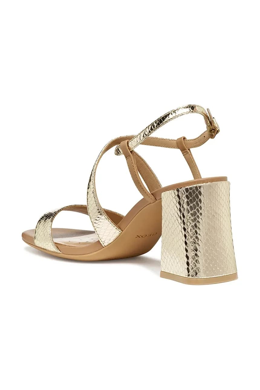 Кожаные сандалии D NEW ERAKLIA 80 T01 - фото 4