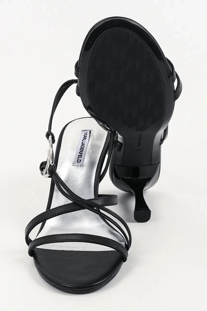 Кожаные туфли Sienna на высоком каблуке - фото 5