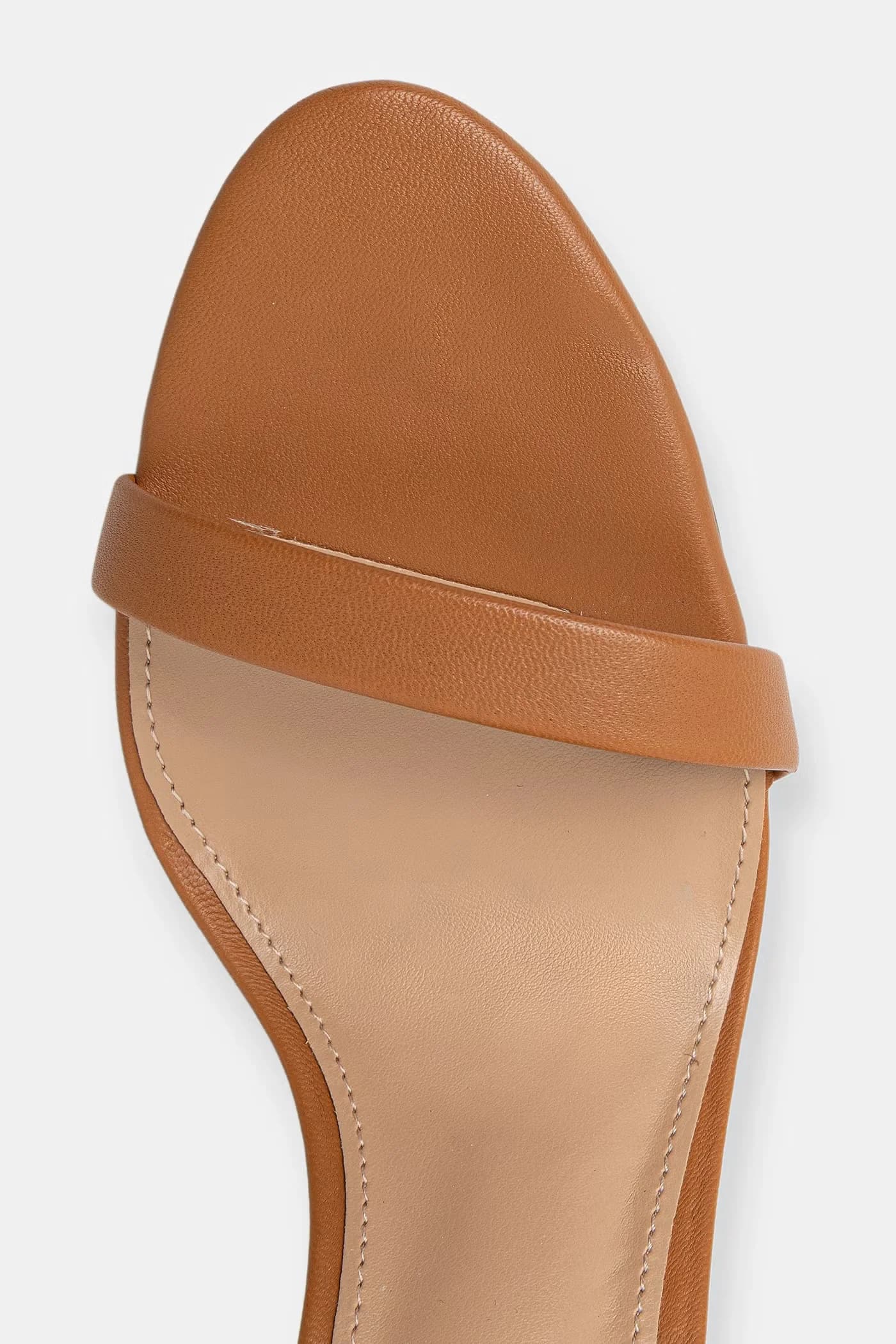 Кожаные туфли Tecy на высоком каблуке - фото 4