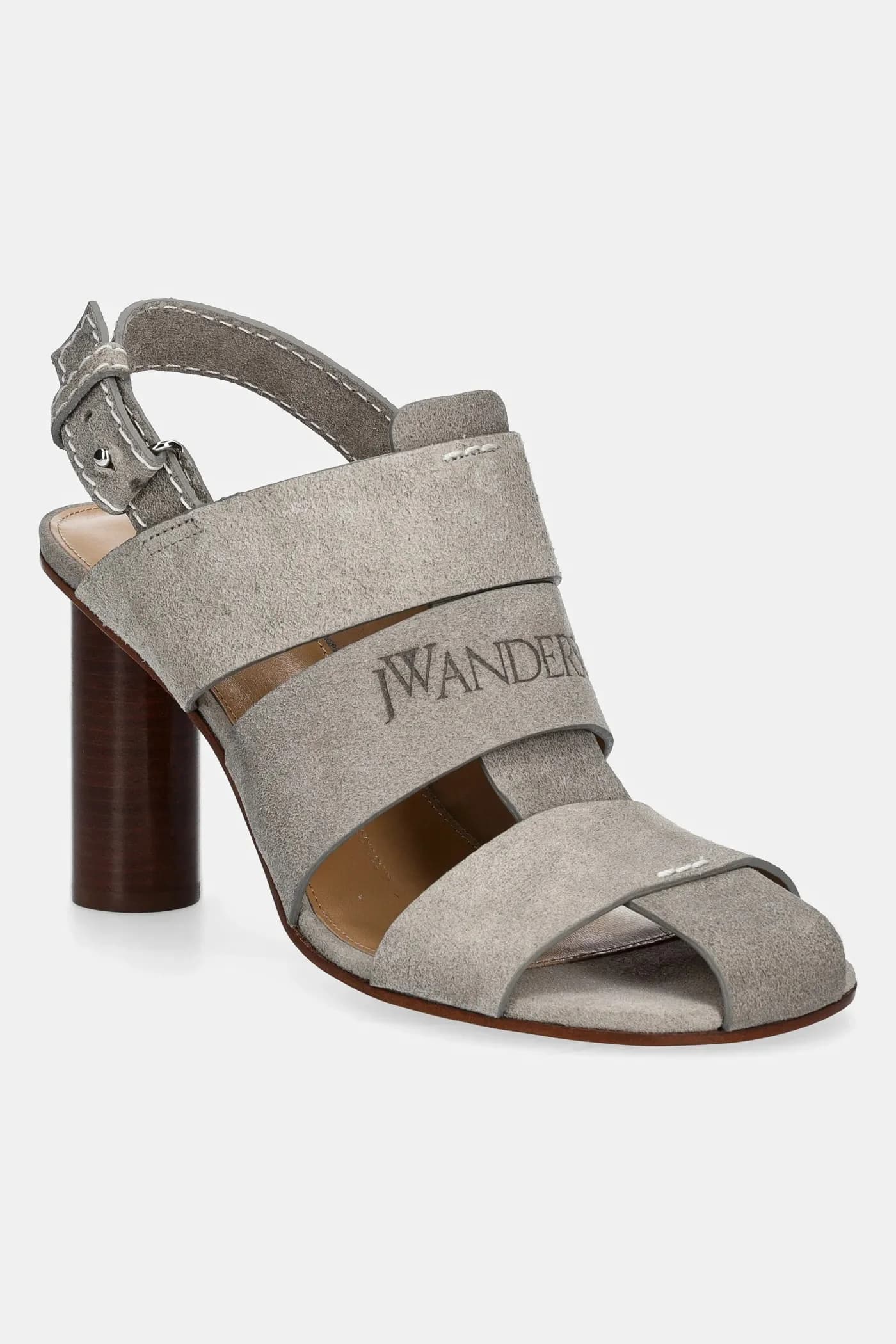 Замшевые босоножки