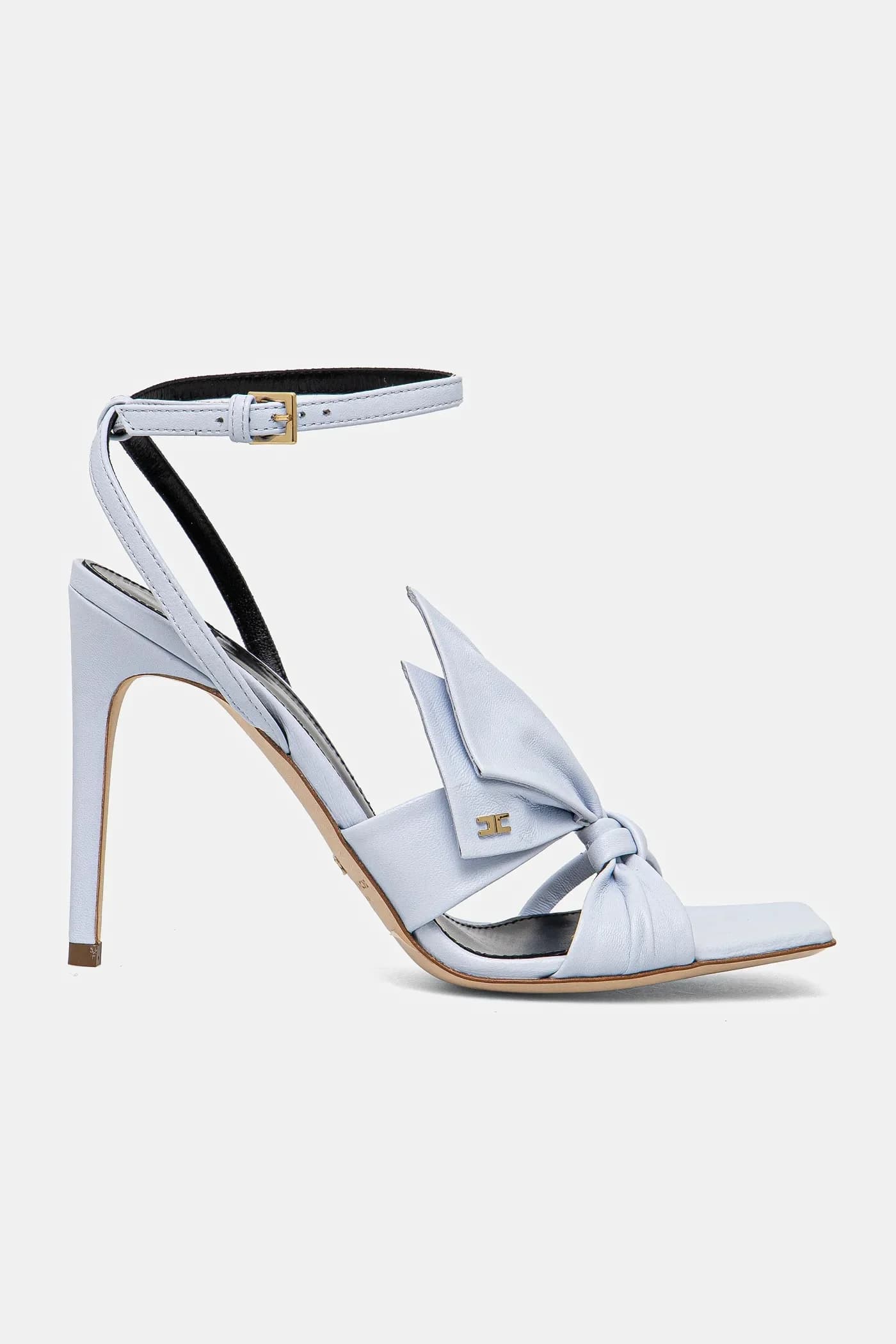 Кожаные туфли на высоком каблуке - фото 2