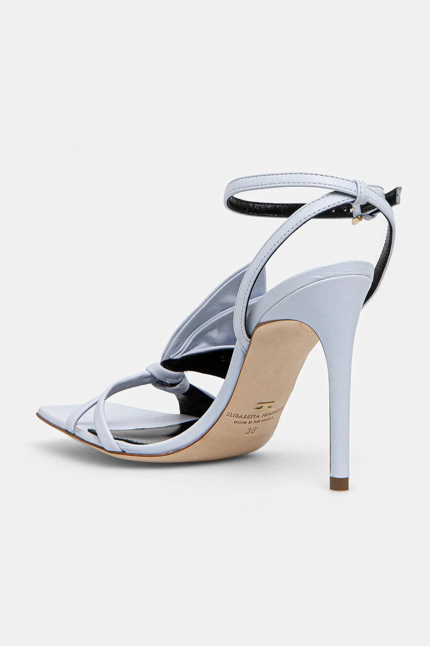 Кожаные туфли на высоком каблуке - фото 3