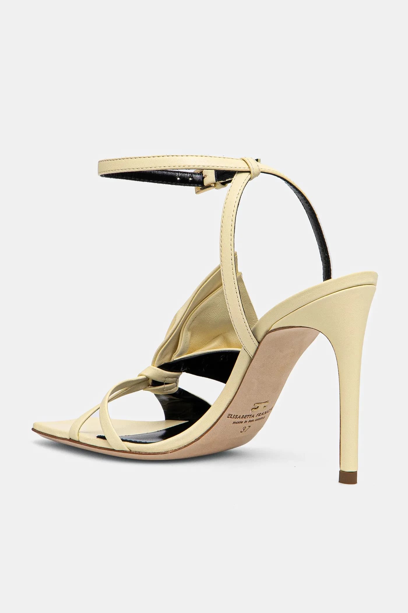 Кожаные туфли на высоком каблуке - фото 3