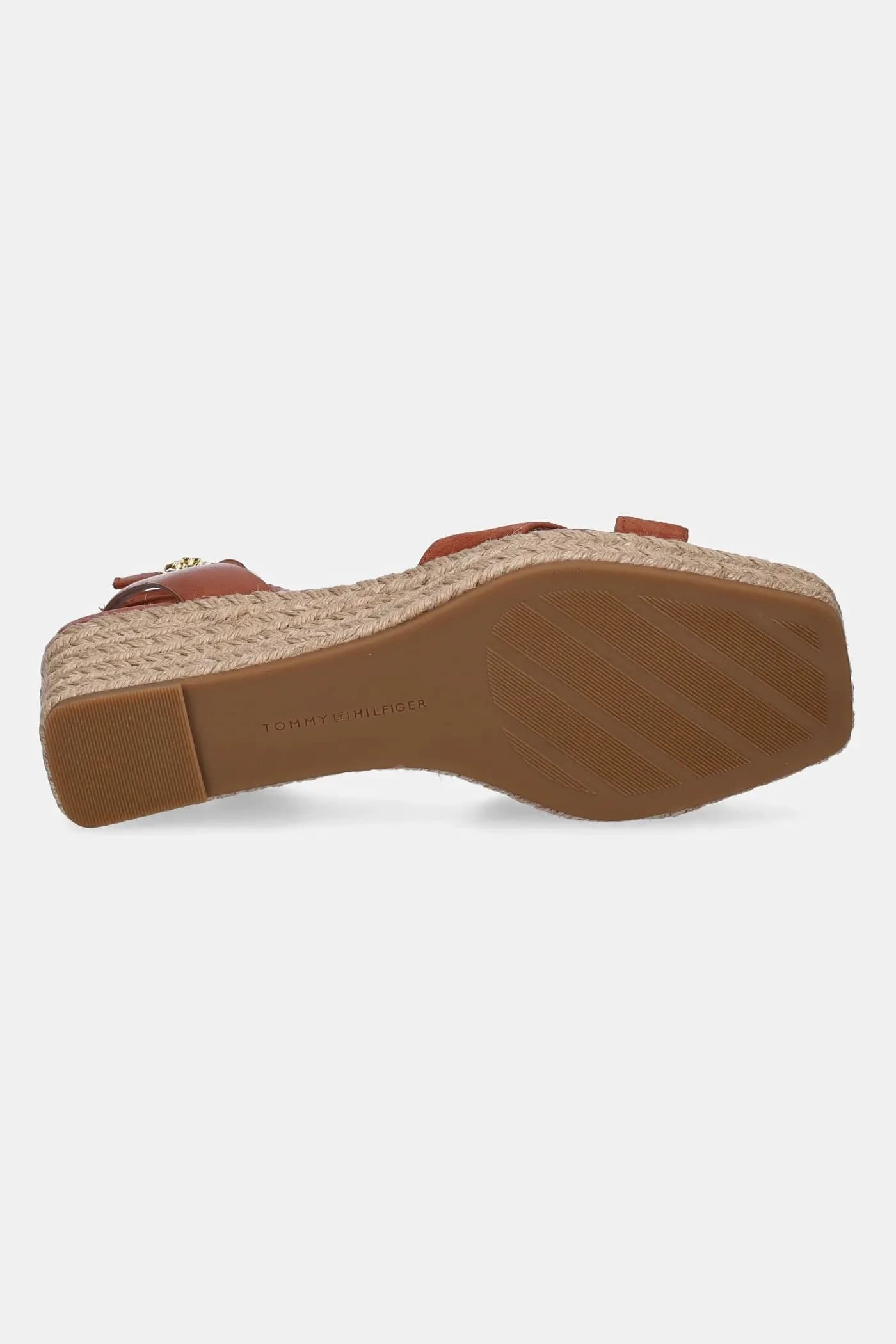 Кожаные сандалии LEATHER & SUEDE MID WEDGE ESPAD - фото 5