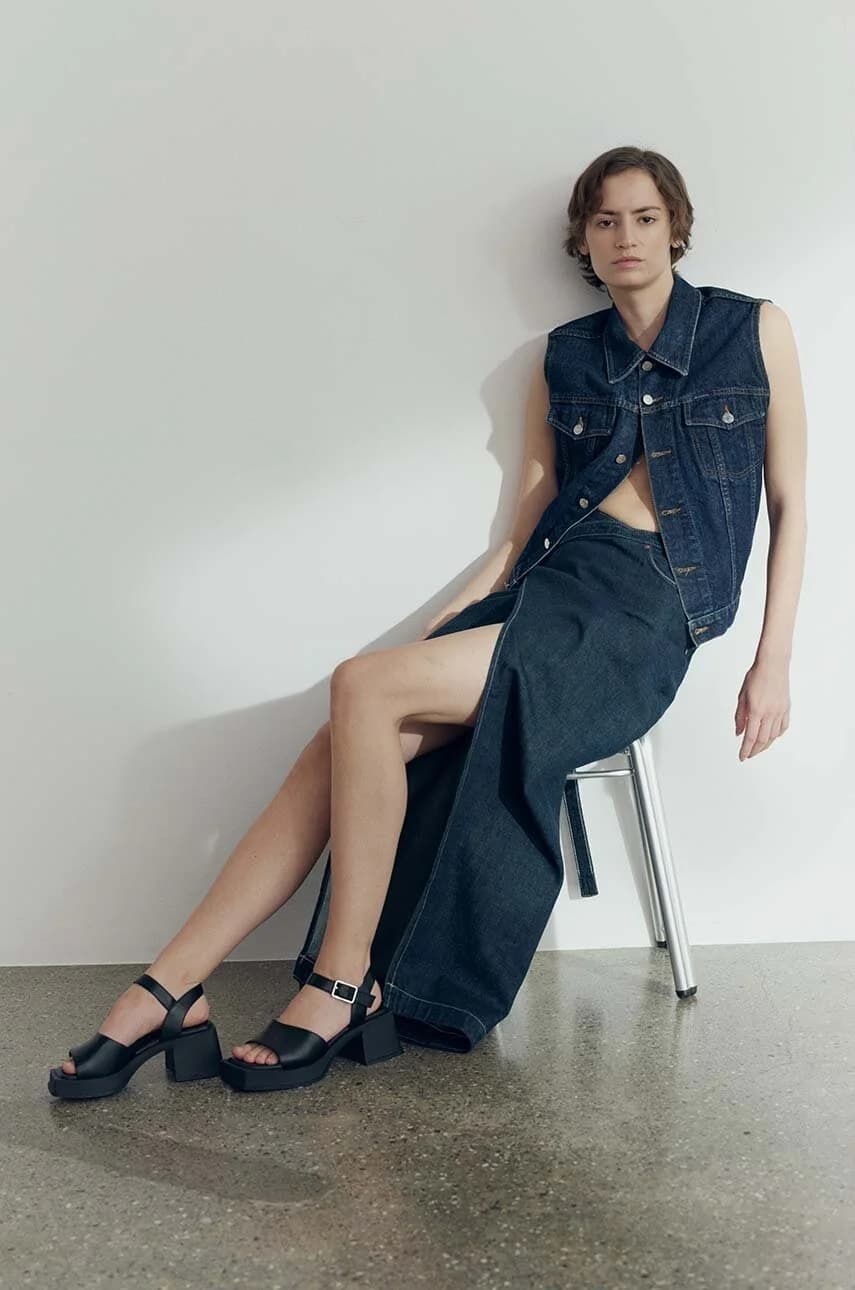 кожаные сандалии HENNIE - фото 7