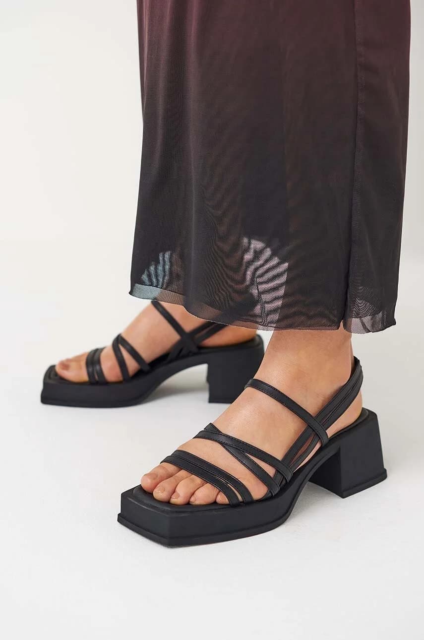 кожаные сандалии HENNIE - фото 6