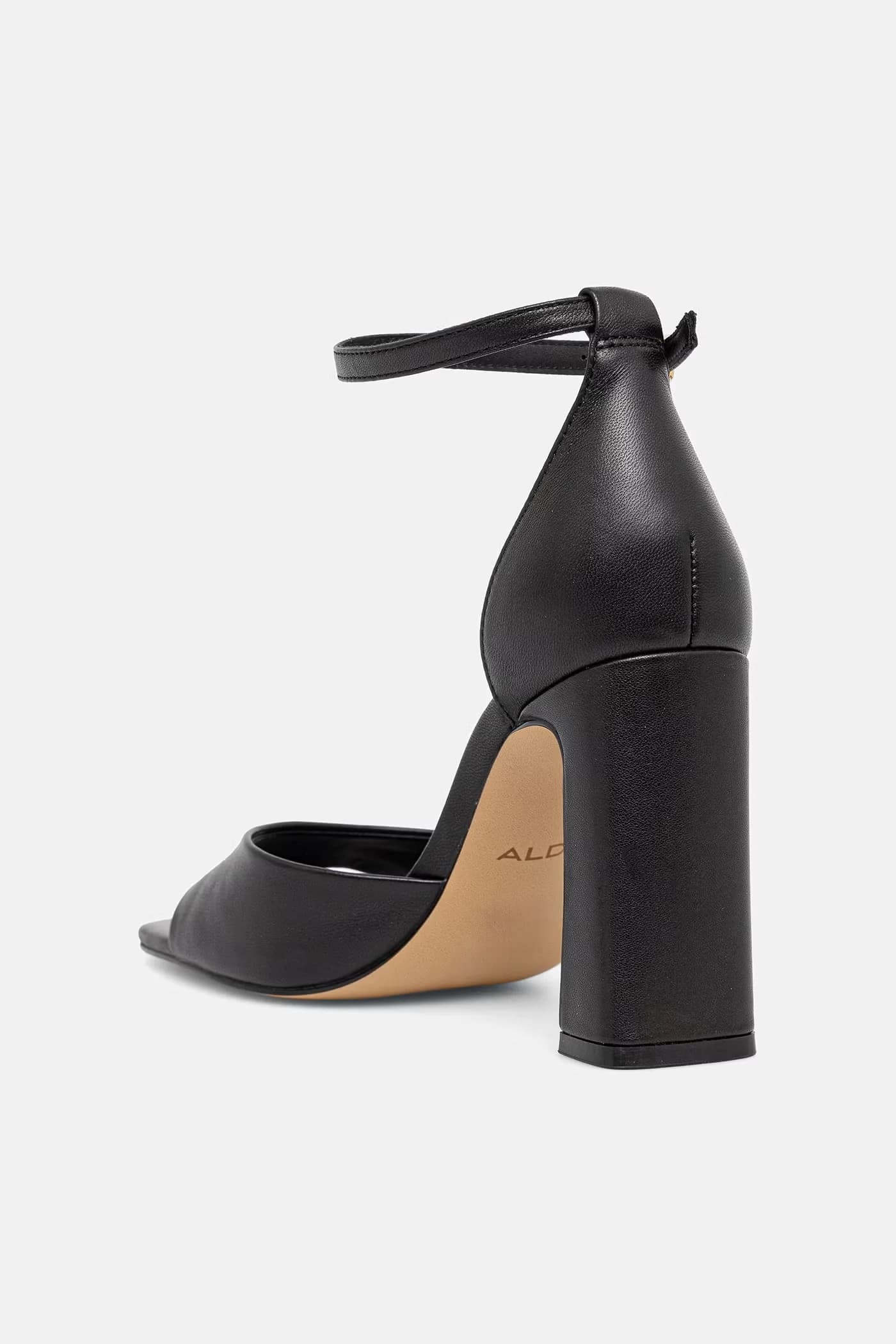 FLORIANNA кожаные босоножки на высоком каблуке - фото 3