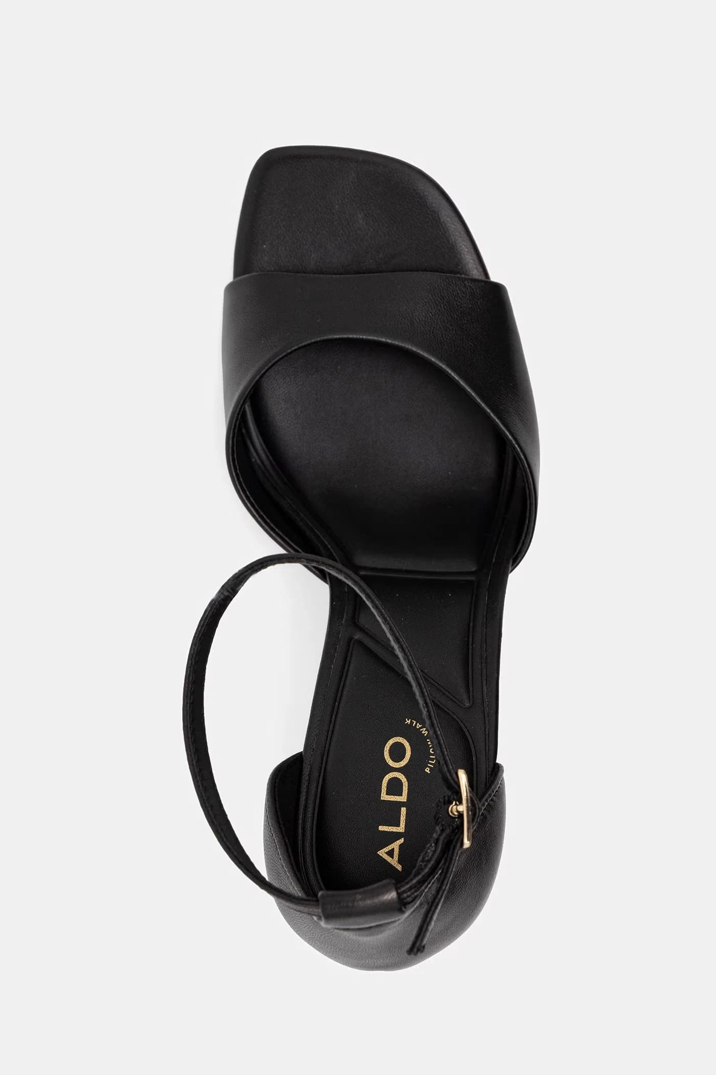 FLORIANNA кожаные босоножки на высоком каблуке - фото 4