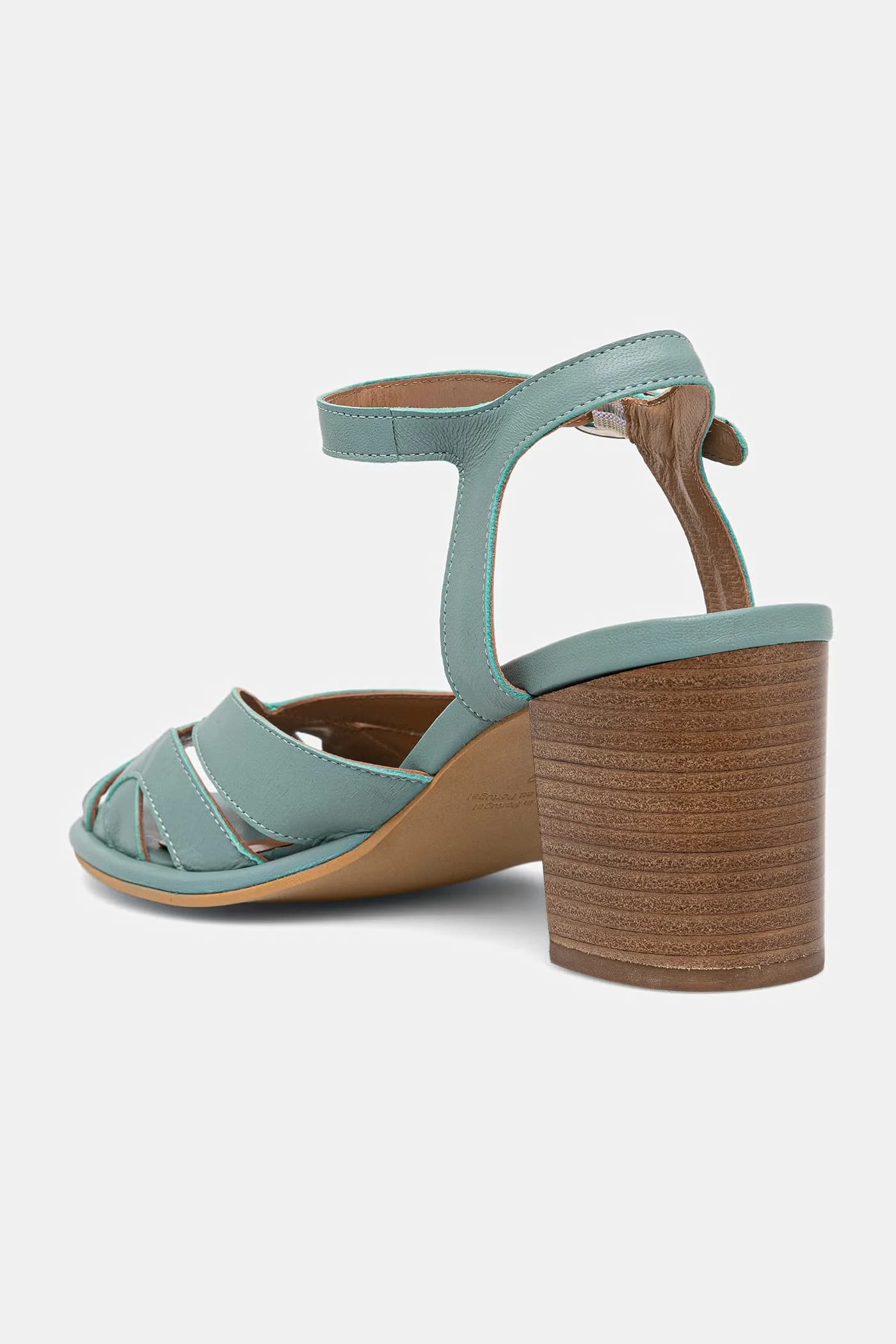 MEBU450FLY кожаные босоножки на высоком каблуке - фото 3