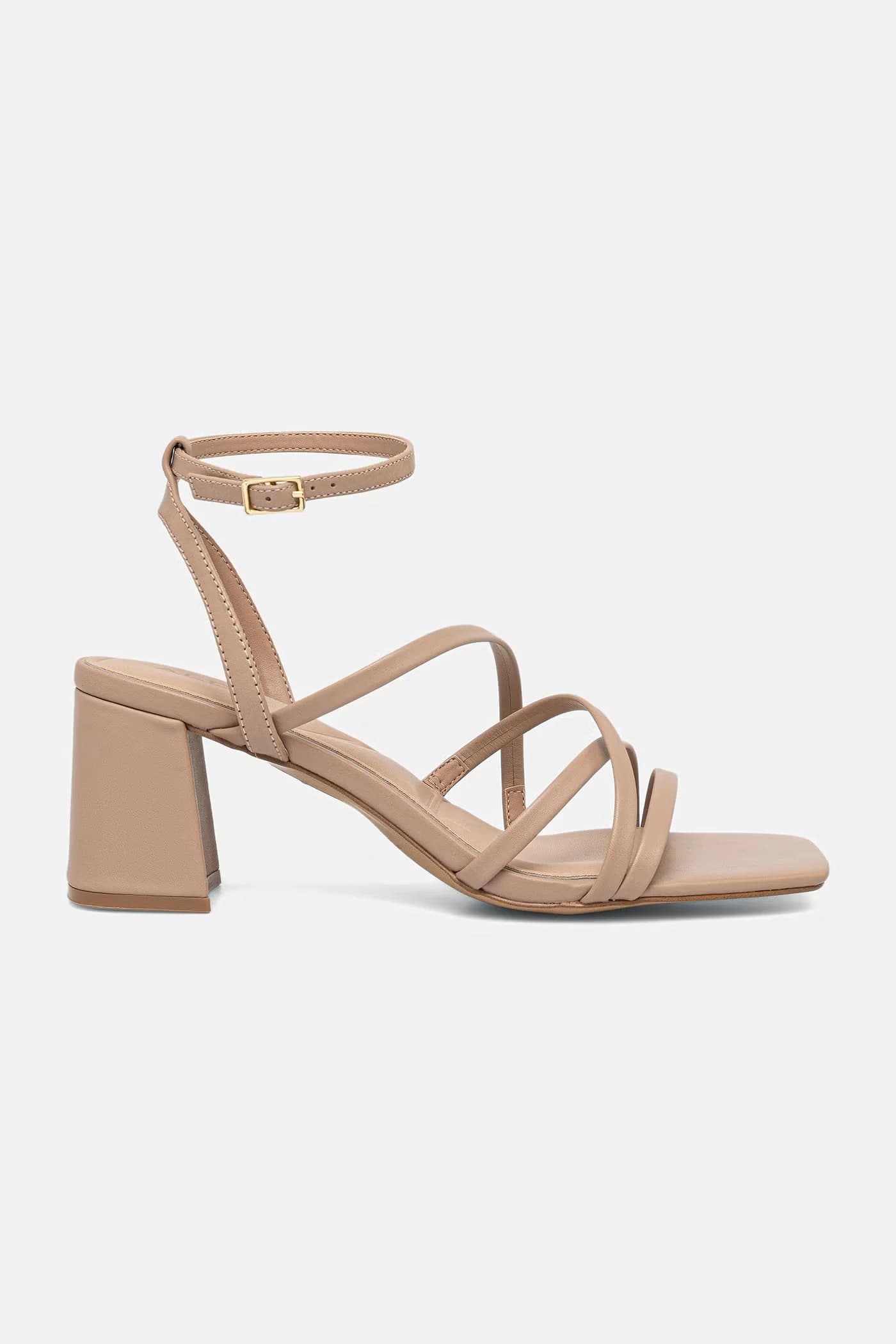 ESTHER кожаные босоножки на высоком каблуке - фото 2