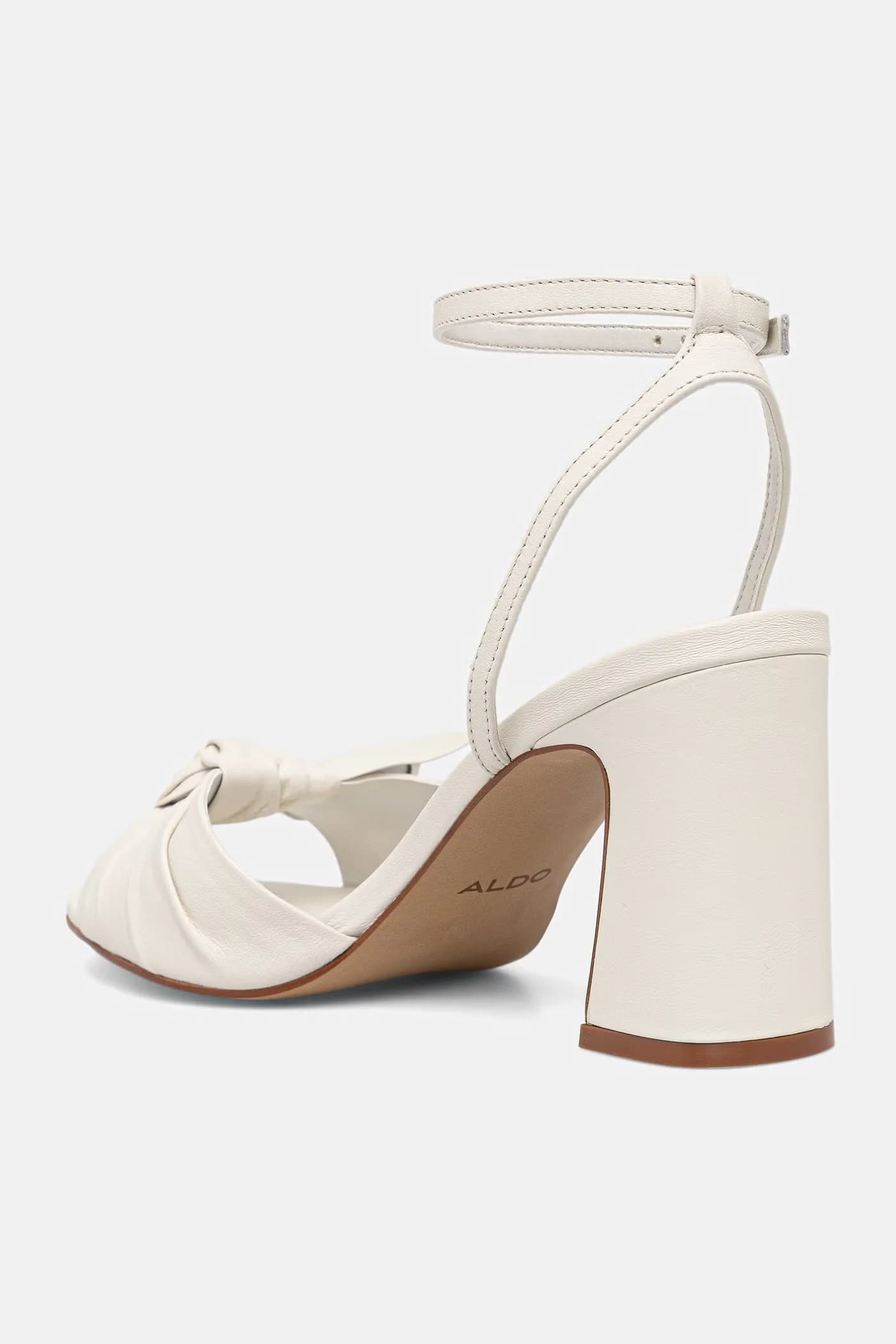 Кожаные босоножки на высоком каблуке ANGELKNOT - фото 3