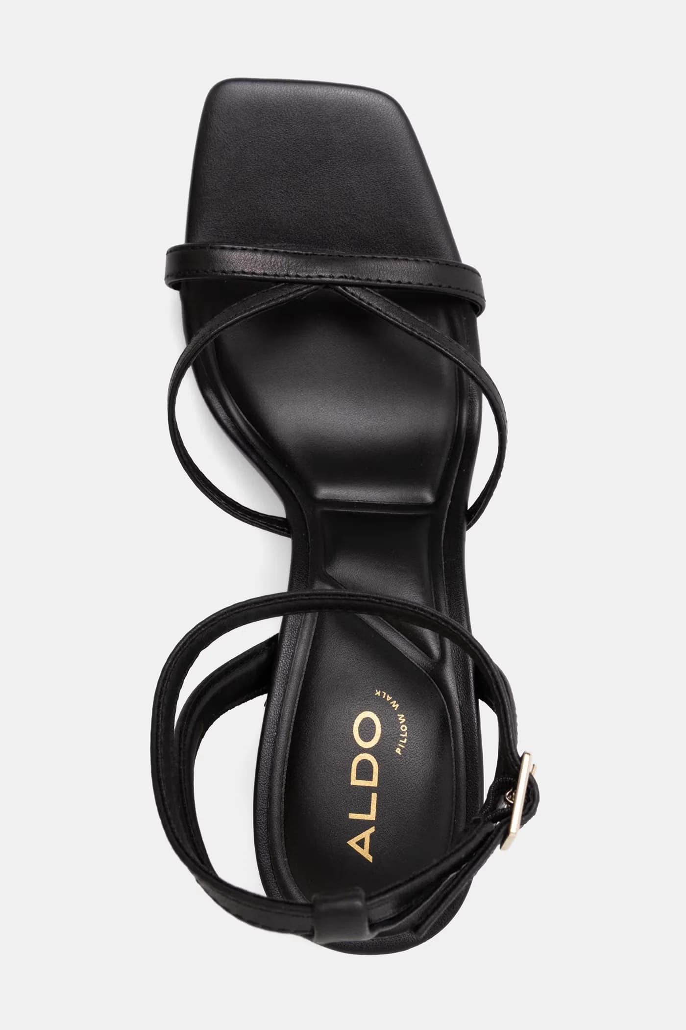 STELLARE кожаные босоножки на открытом каблуке - фото 4