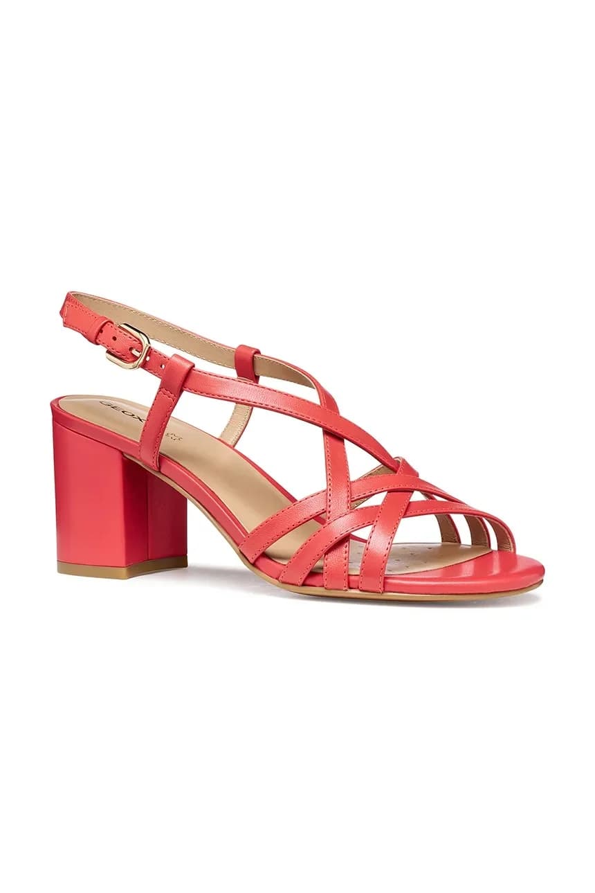 Кожаные сандалии D VIRNLISA 65 S - фото 2