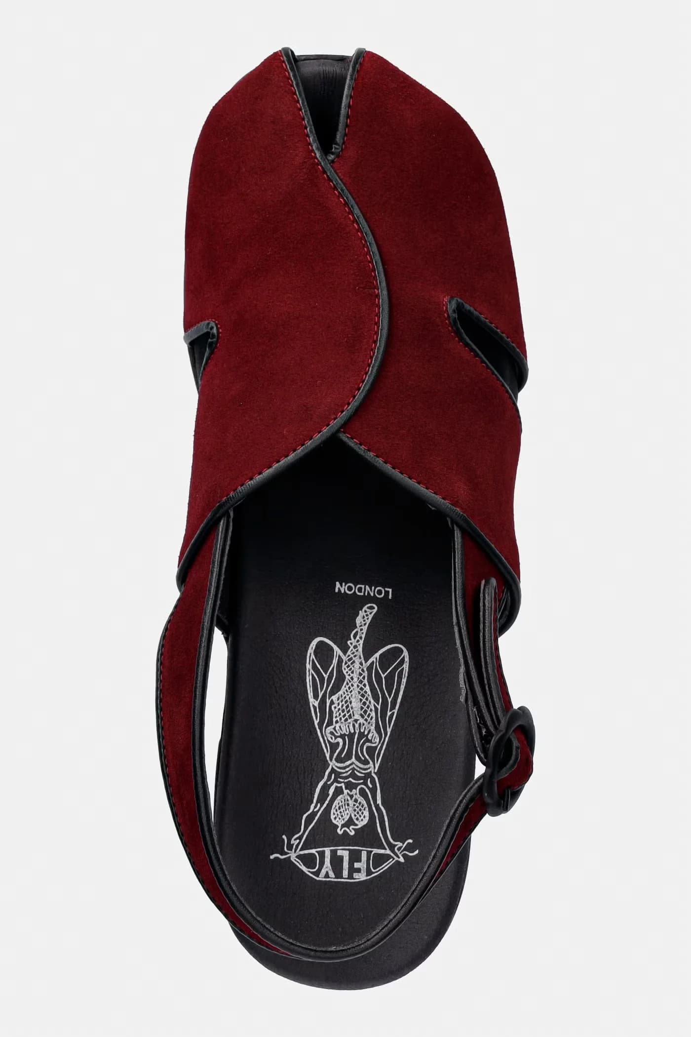 FORY424FLY замшевые босоножки на высоком каблуке - фото 4