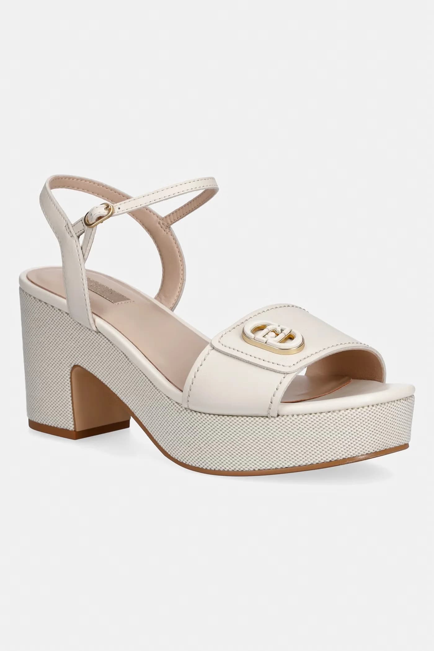 Кожаные босоножки на высоком каблуке HARPER 04