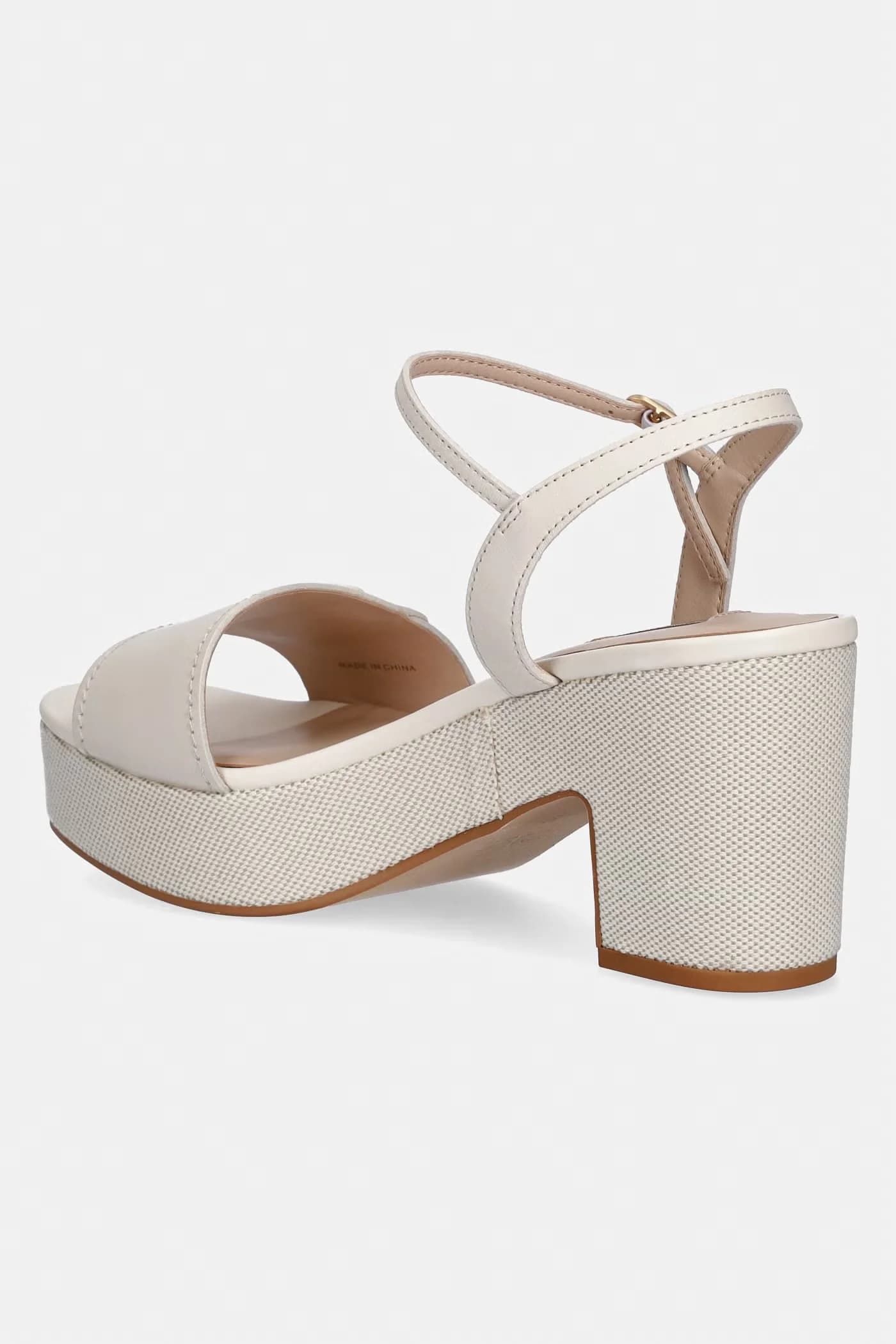 Кожаные босоножки на высоком каблуке HARPER 04 - фото 3