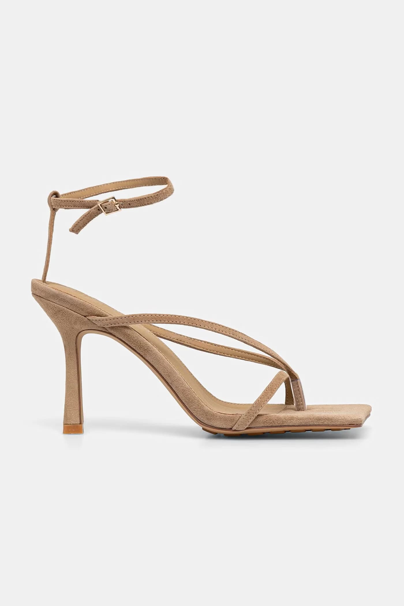 Замшевые босоножки - фото 2