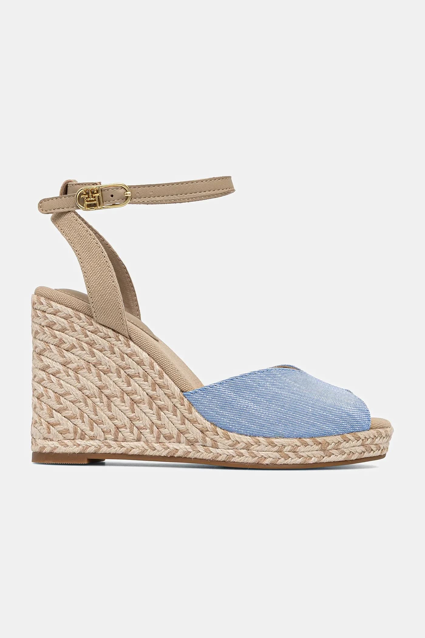 сандалии CHAMBRAY HIGH WEDGE ESPADRILLE - фото 2