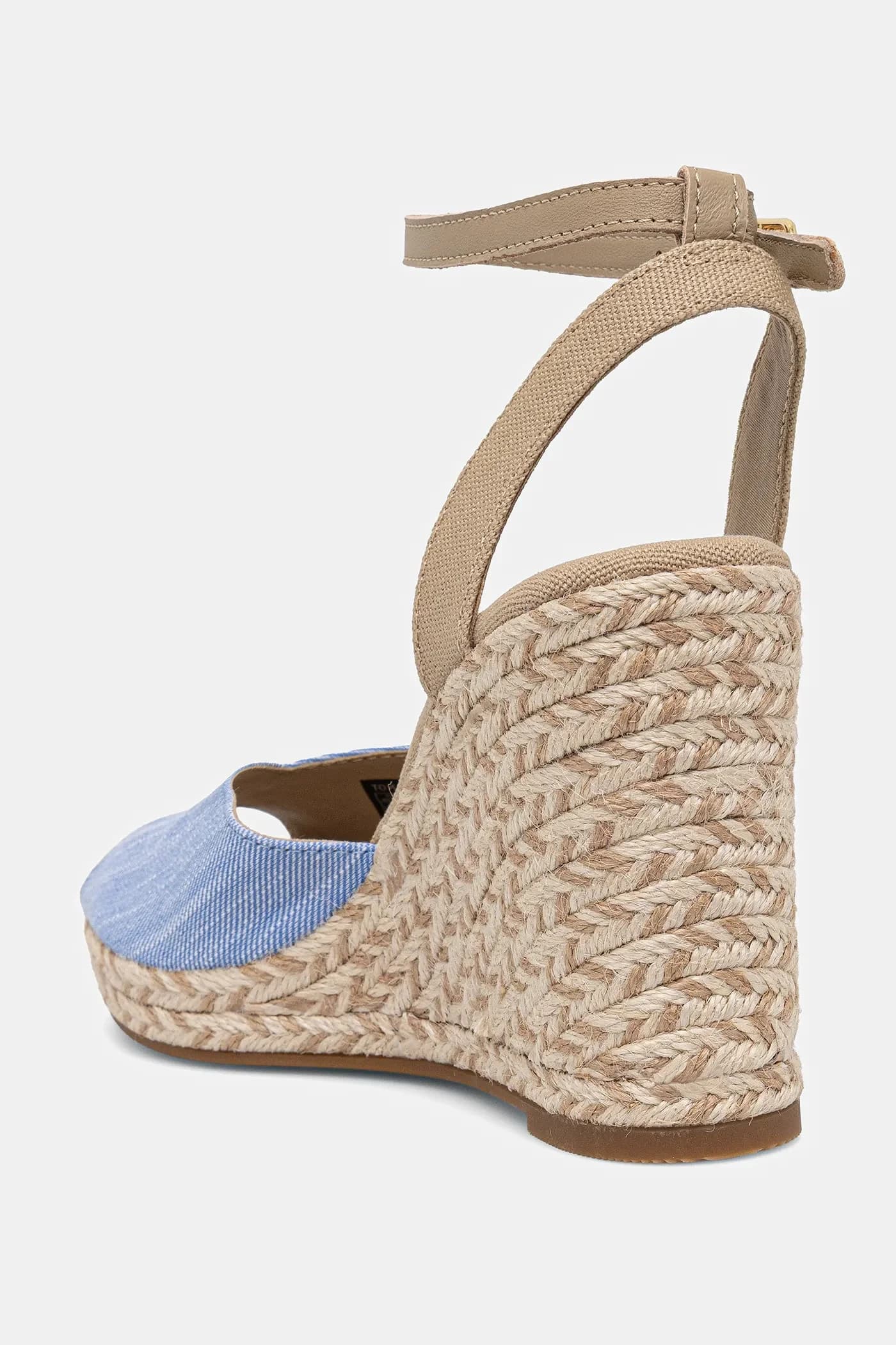 сандалии CHAMBRAY HIGH WEDGE ESPADRILLE - фото 3
