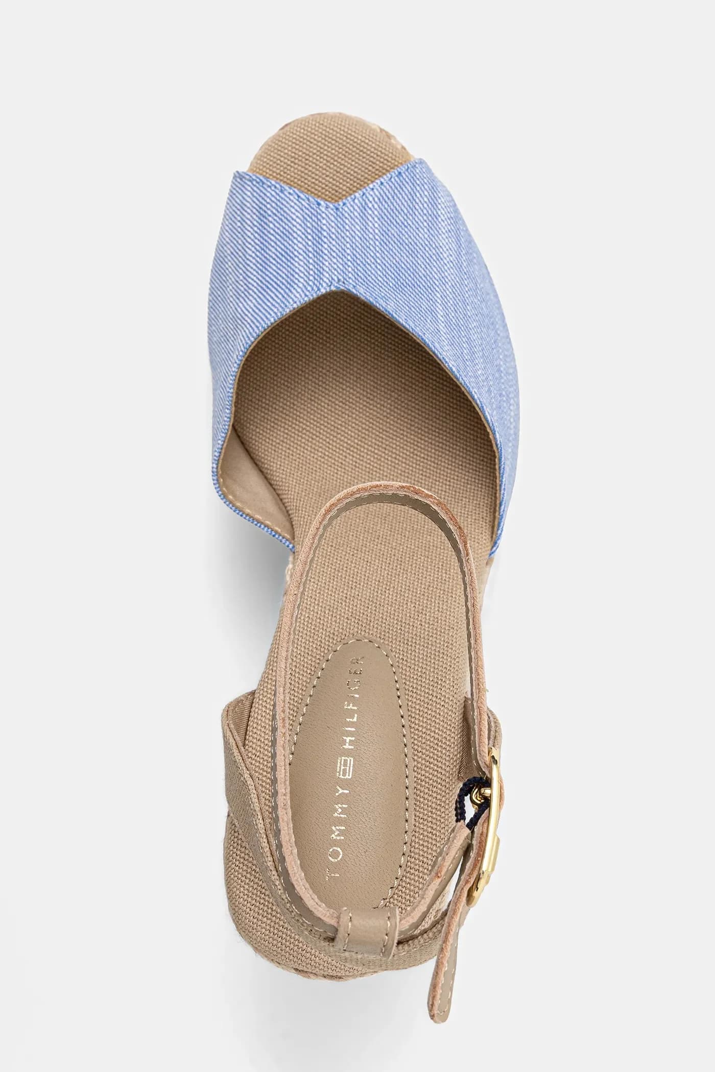 сандалии CHAMBRAY HIGH WEDGE ESPADRILLE - фото 4